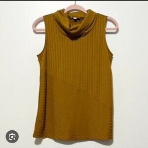 LOFT Sleeveless Cowl Neck Sweater - Brown
